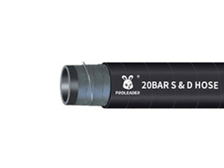Manguera de succión y descarga de material de 20 bar