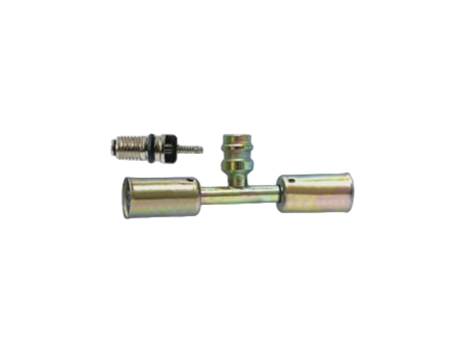 Iron Through Pipe with Iron Jacket R134a High & Low Pressure Value