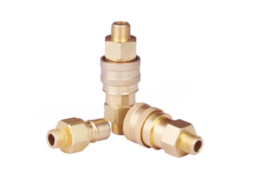 B2 Copper External Thread Medium Pressure High Performance Gas-liquid Quick Connector