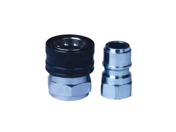 K3 Straight-through Hydraulic Quick Coupling ( steel+brass )